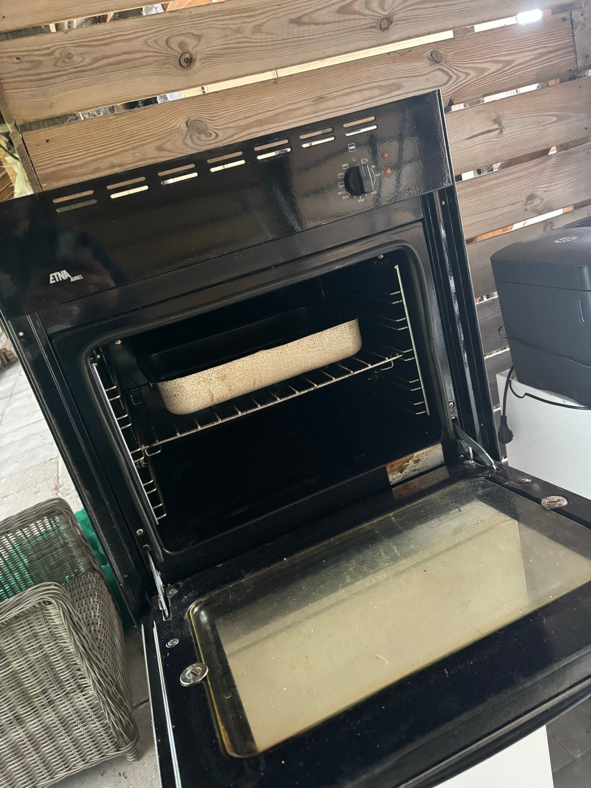 Etna Avance Inbouw Oven - Zwart, Ophalen, Gebruikt, Oven, Inbouw