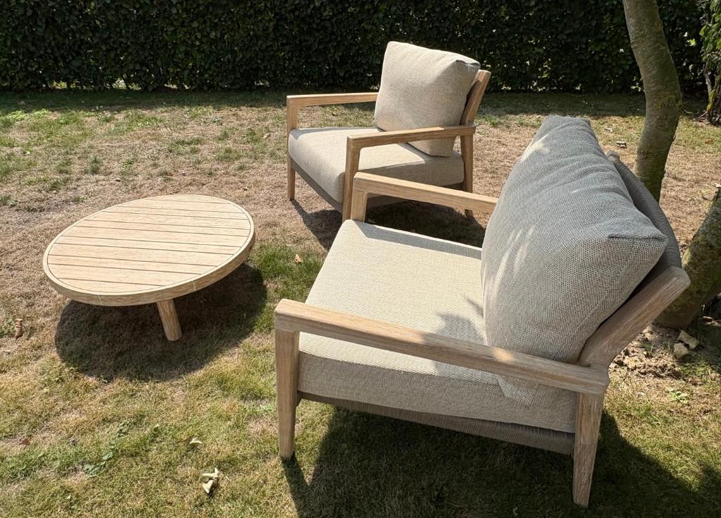 Julia & Sem Bistro 4 Seasons outdoor, Teakhout, Nieuw, Loungeset, Ophalen