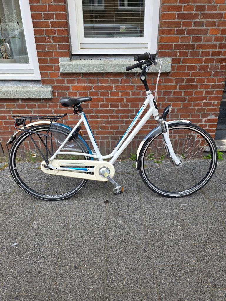 Batavus fuego damesfiets 28 inch with 7 gears, 53 tot 56 cm, Ophalen, Zo goed als nieuw, Batavus