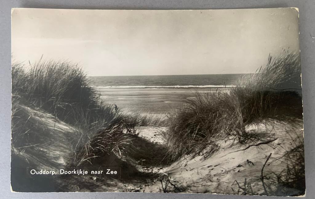 Ouddorp , Doorkijkje naar Zee, Verzenden, Gelopen, Zuid-Holland