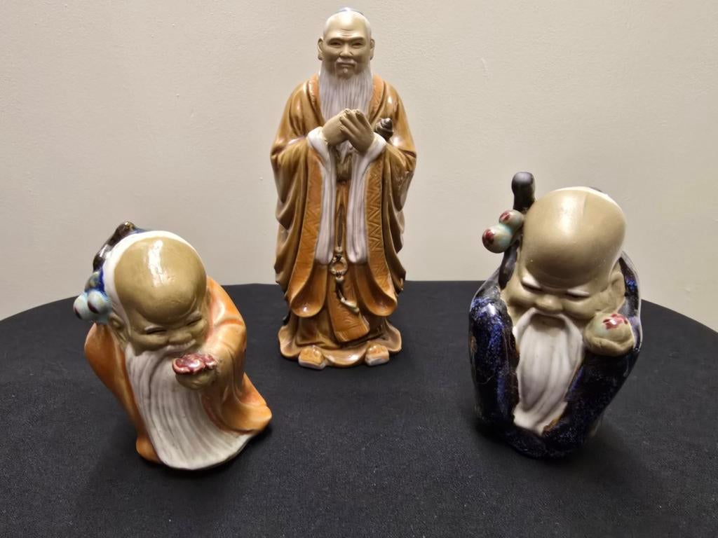 3 chinese mudmannen, Ophalen of Verzenden