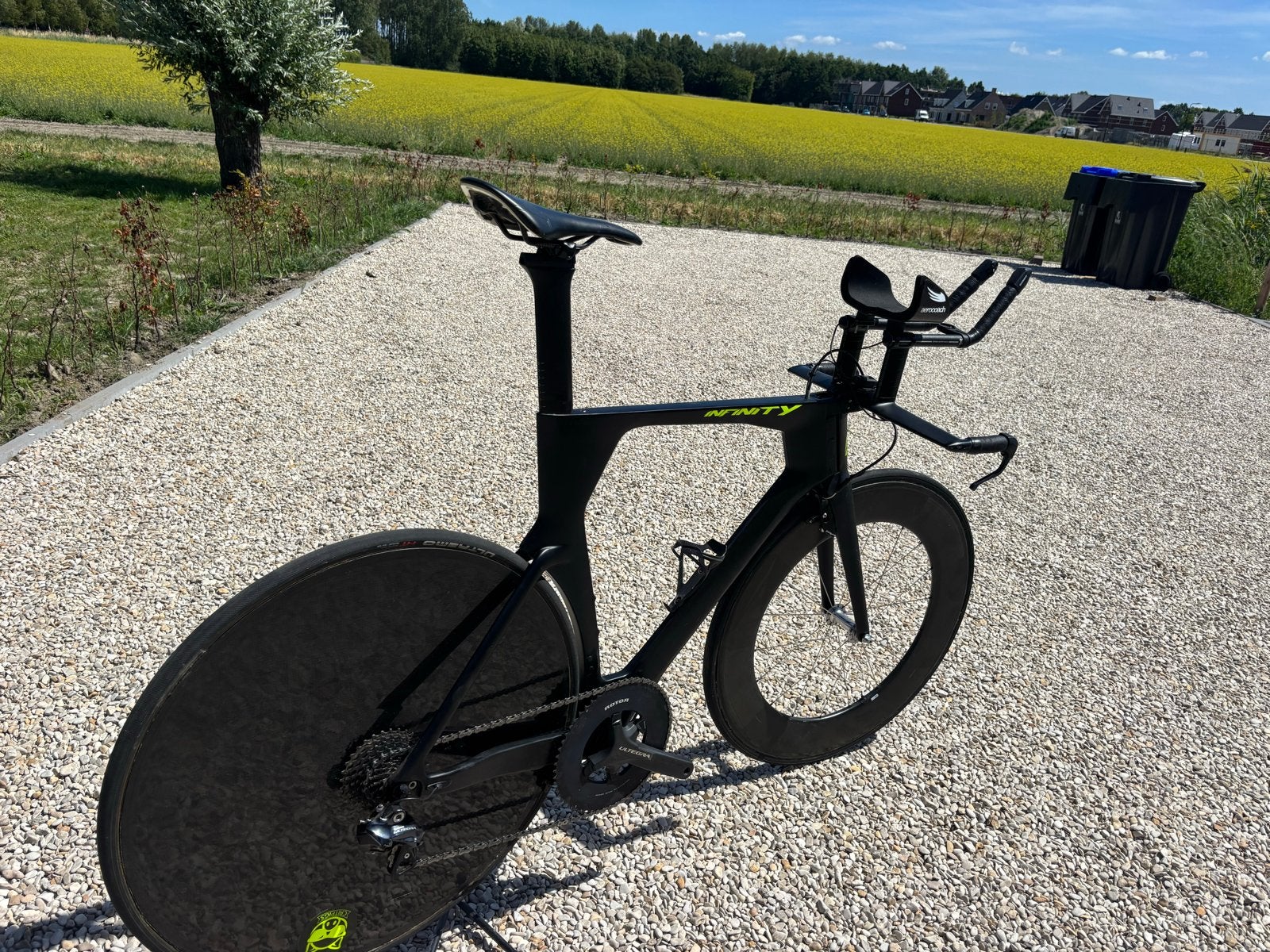 Apex Infinity Tijdritfiets - Ultegra Di2 - Maat L, Gebruikt, Carbon, 10 tot 15 versnellingen, Overige maten
