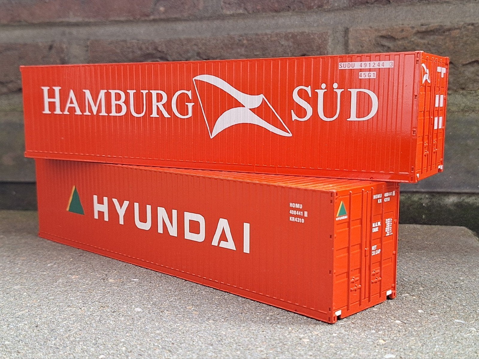 2x Lion toys 40ft container, Ophalen of Verzenden, Nieuw, Bus of Vrachtwagen, Lion Toys
