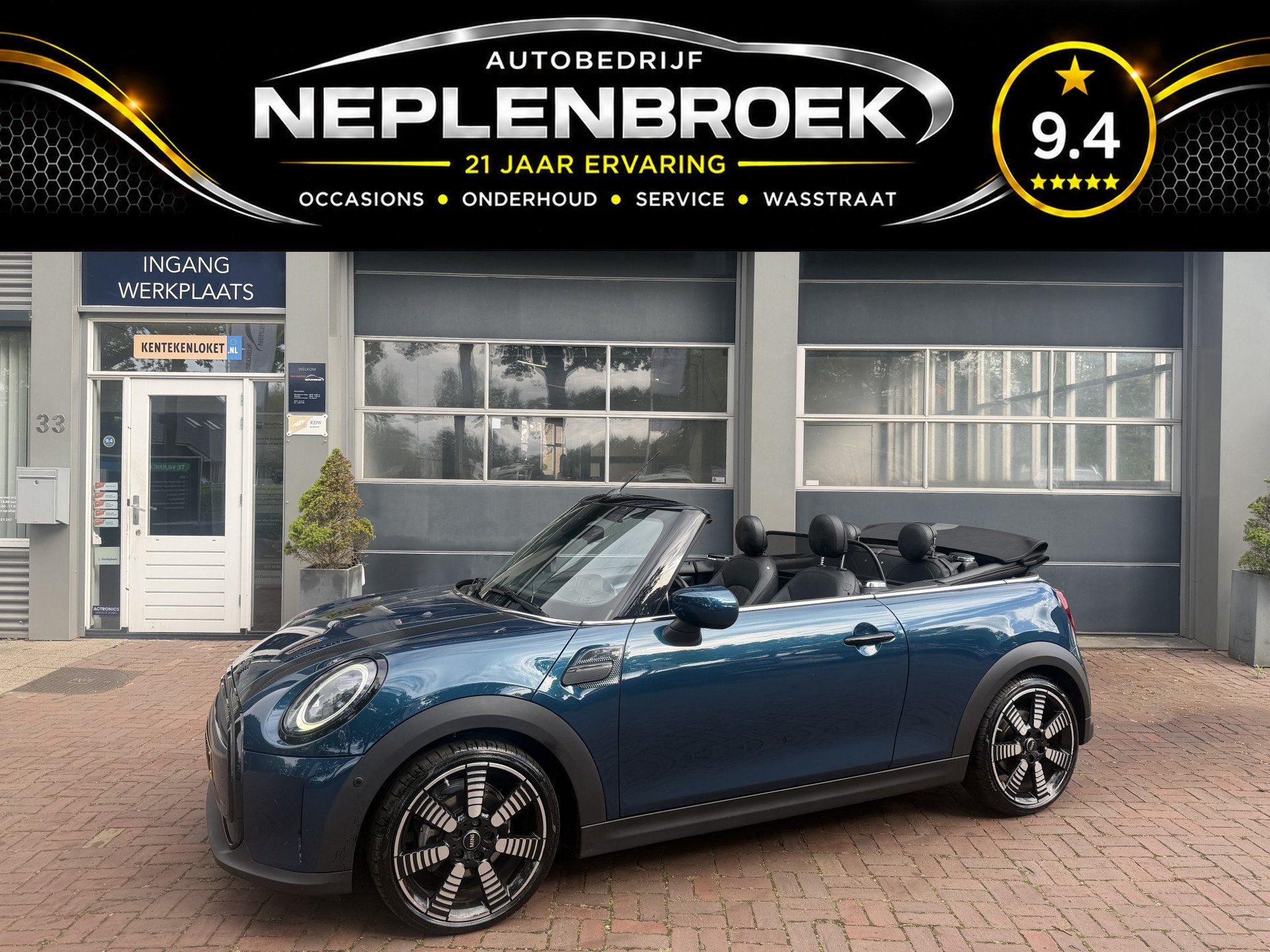 MINI Cabrio 1.5 Cooper Sidewalk Edition | LED | Leder | Navi, Auto's, Mini, Dealer onderhouden, 136 pk, Gebruikt, Cabriolet