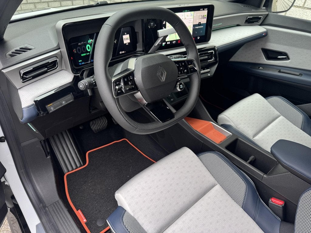 Renault 5 Comfort Range Roland-Garros 52 kWh | Pack Safety &, Auto's, Renault, Huisgarantie, Leder en Stof, Wit, Nieuw