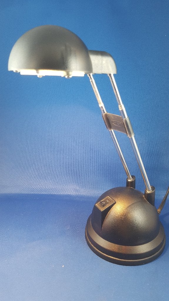Vintage tafellamp, bureaulamp met antennes, zwart. 5A5, Tweedehands verkoop, Tweedehands verkoop, Gebruikt, Ophalen of Verzenden