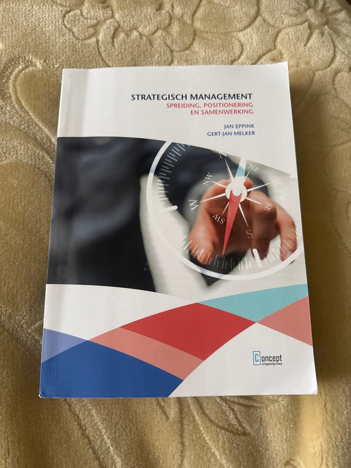 Strategisch Management - Jan Eppink & Gert-Jan Melker, Ophalen, Gamma, Gelezen, HBO