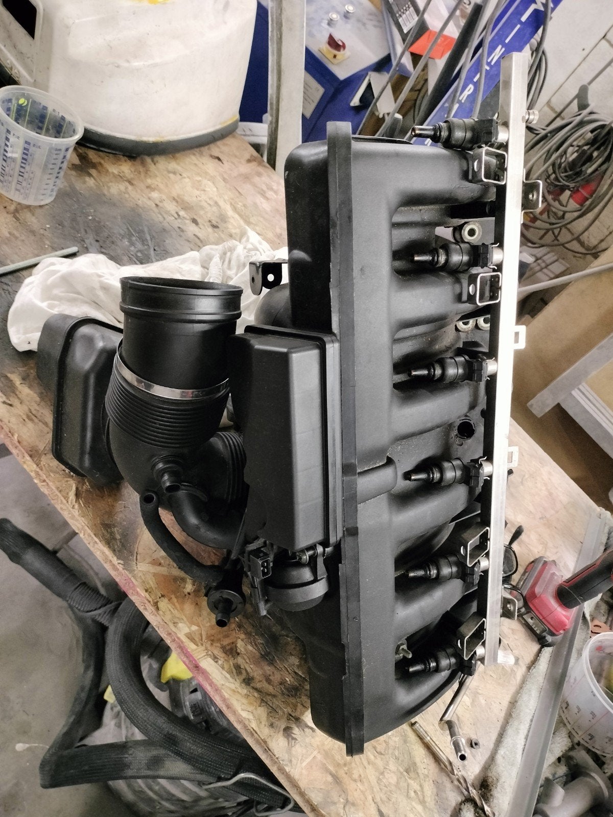 BMW M54B25 Inlaatspruitstuk met gasklep, DISA en injectoren, Ophalen of Verzenden, BMW