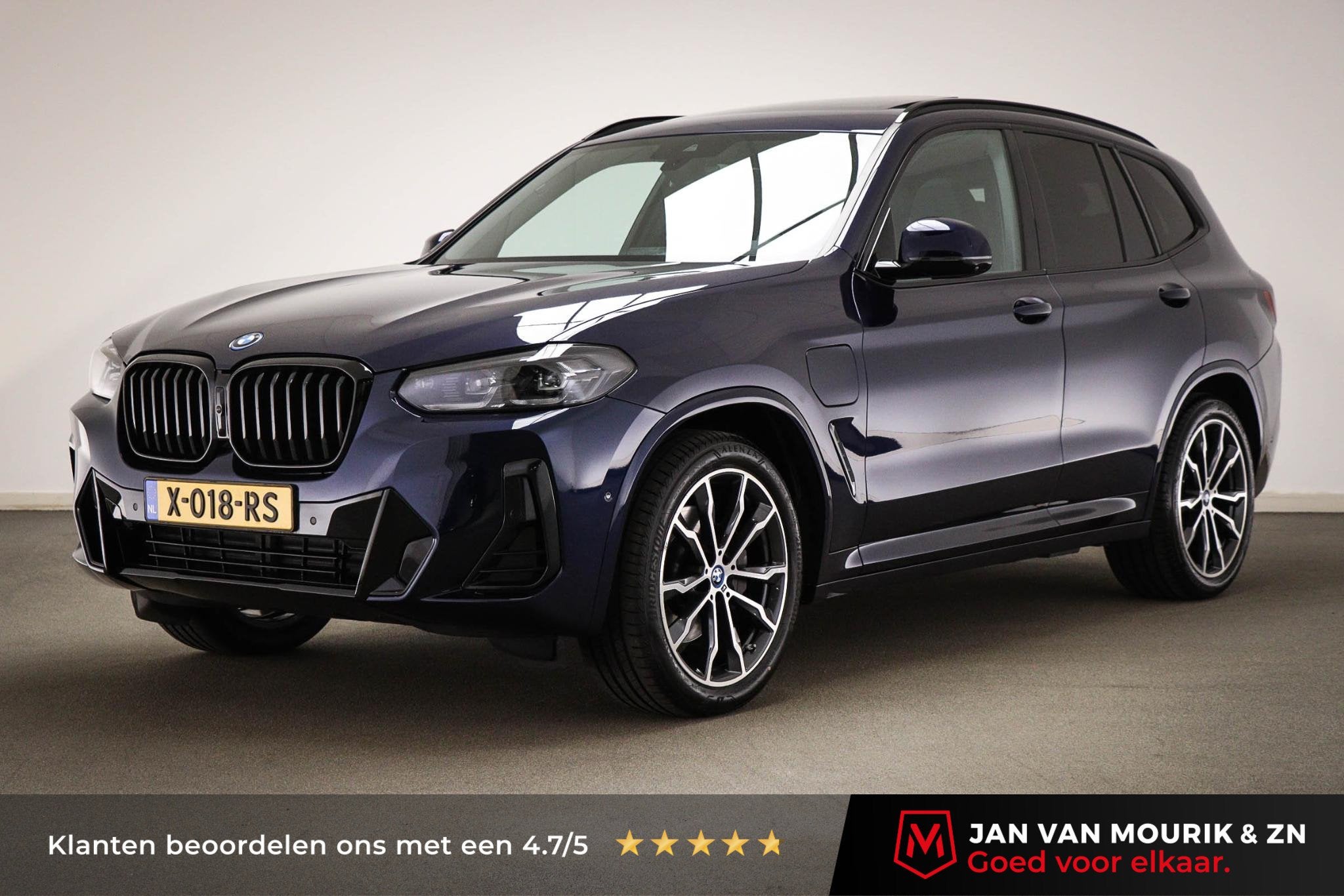 BMW X3 xDrive30e M-Sport High Executive | PANORAMADAK | SFEE, Auto's, BMW, 1998 cc, Gebruikt, 4 cilinders, Blauw