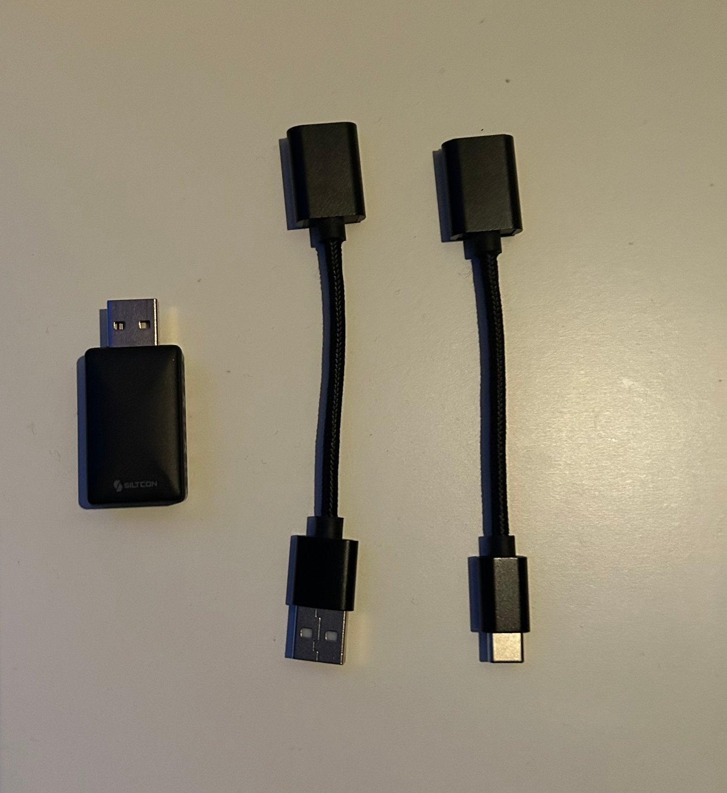 Siltcon 2-in-1 CarPlay / Android Auto Dongle, Auto diversen, Auto-accessoires, Zo goed als nieuw, Ophalen of Verzenden