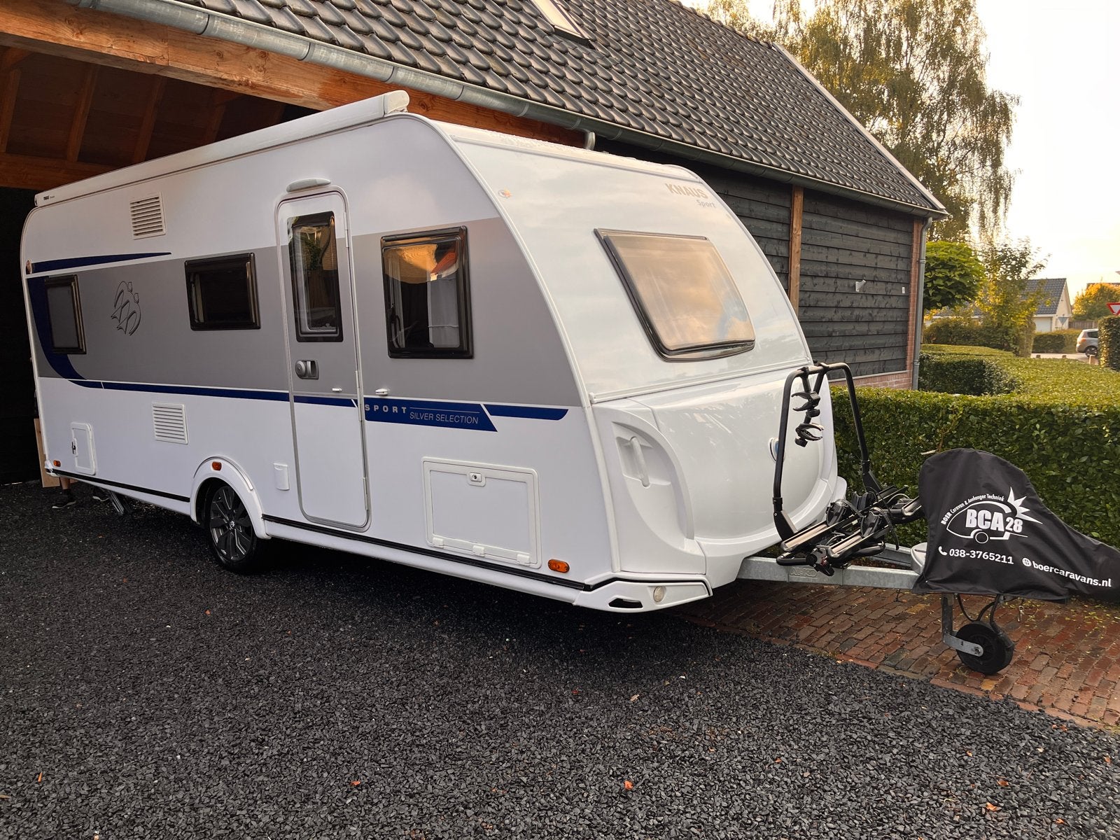 Knaus Sport 500KD silver selection stapelbed, Caravans en Kamperen, Treinzit, Particulier, 5 tot 6 meter, 1250 - 1500 kg