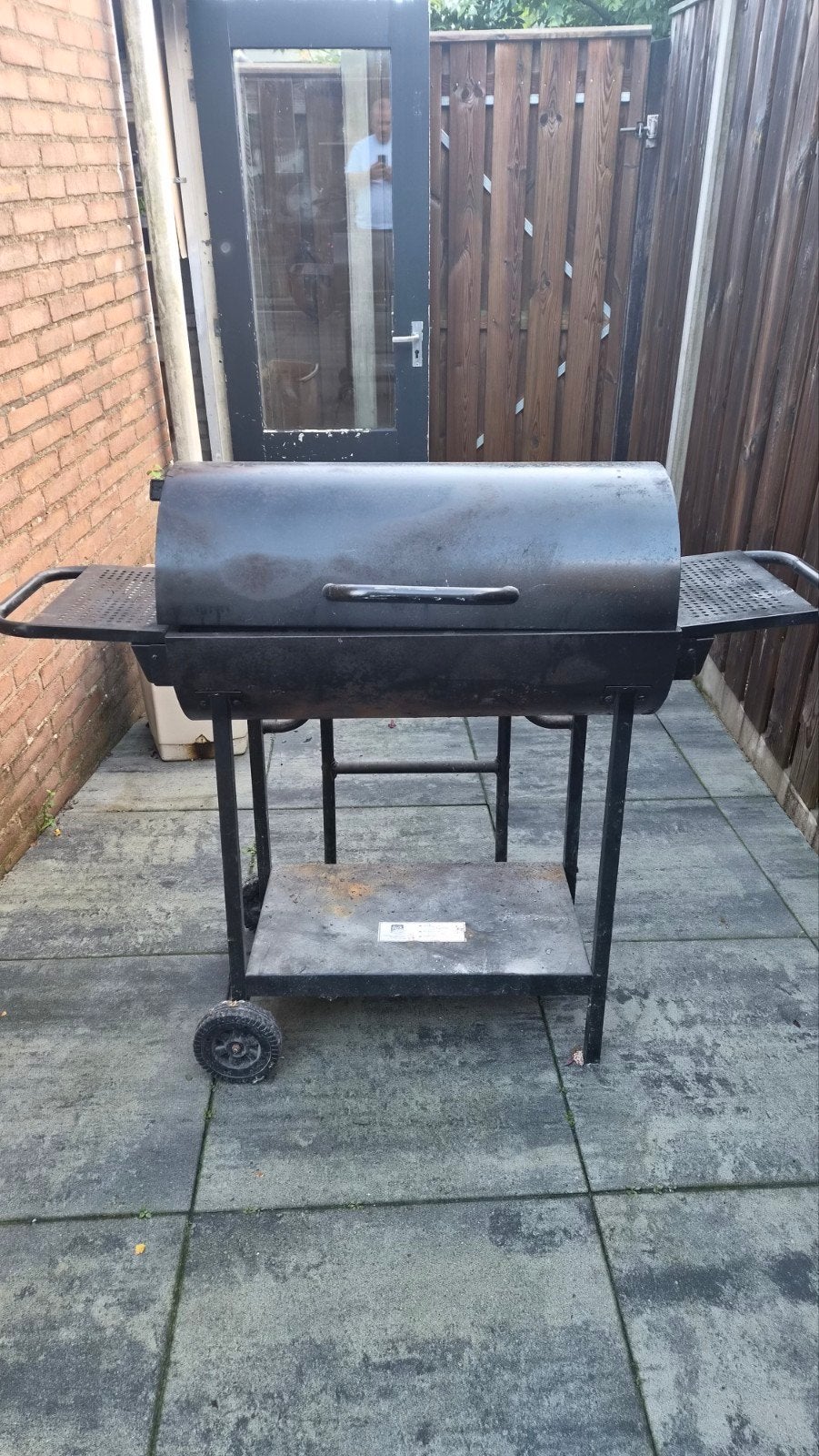 Gebruikte Barbecue met wielen, Tuin en Terras, Ophalen, Gebruikt, Onbekend