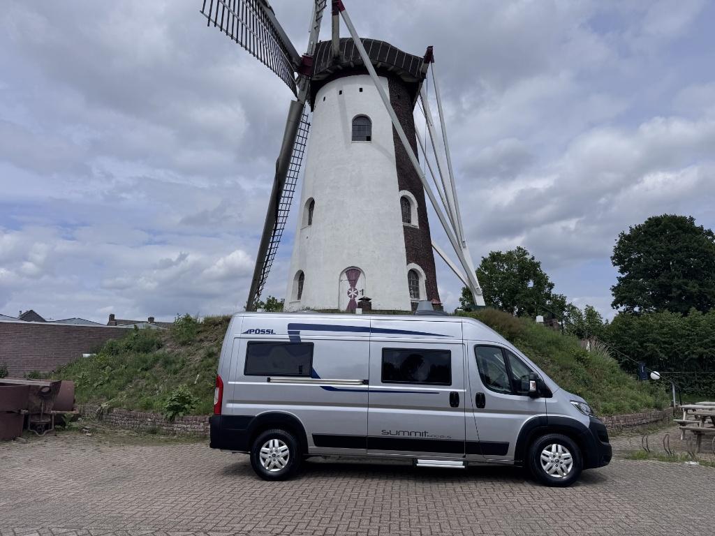 Pössl Summit 600 Plus - 1ste Eig. - 2020 - 165 pk - Trekhaak, Buscamper of Camperbus, Pössl, Bedrijf, Tot en met 3