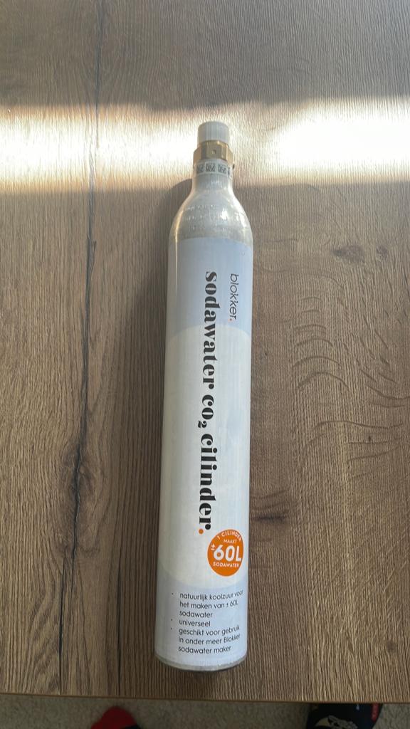 Blokker Sodastream co2 fles, Ophalen, Zo goed als nieuw