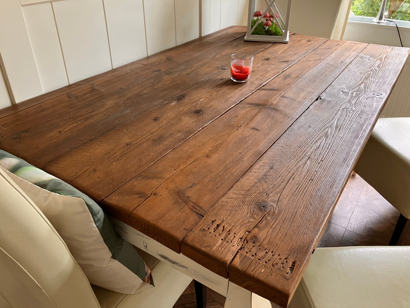 Eethoek Queen Ann, Huis en Inrichting, Tafels | Eettafels, Ophalen, Gebruikt, Rechthoekig, 100 tot 150 cm