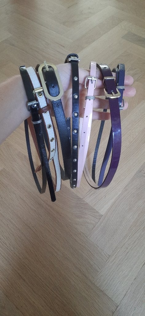 7 mooie ceinturen, Kleding | Dames, Minder dan 3 cm, Overige kleuren, 90 tot 100 cm, Tailleriem