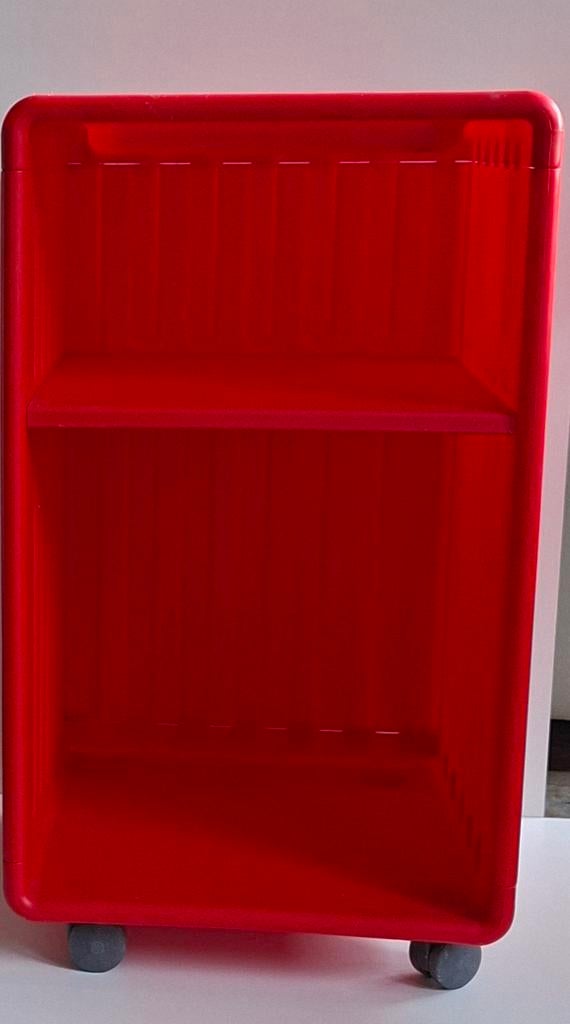 Vintage IKEA tafel / trolley / rolcontainer. Didrik., Ophalen, Minder dan 45 cm
