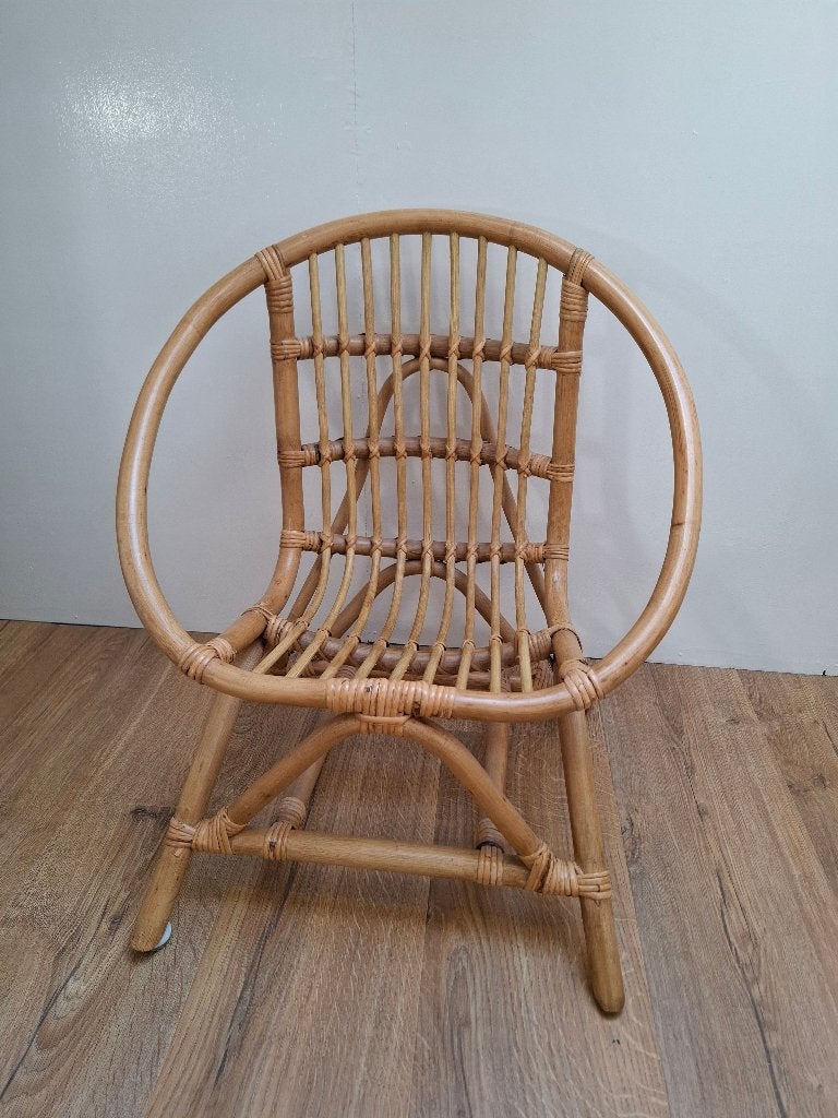Bamboe kinderstoeltje, Ophalen