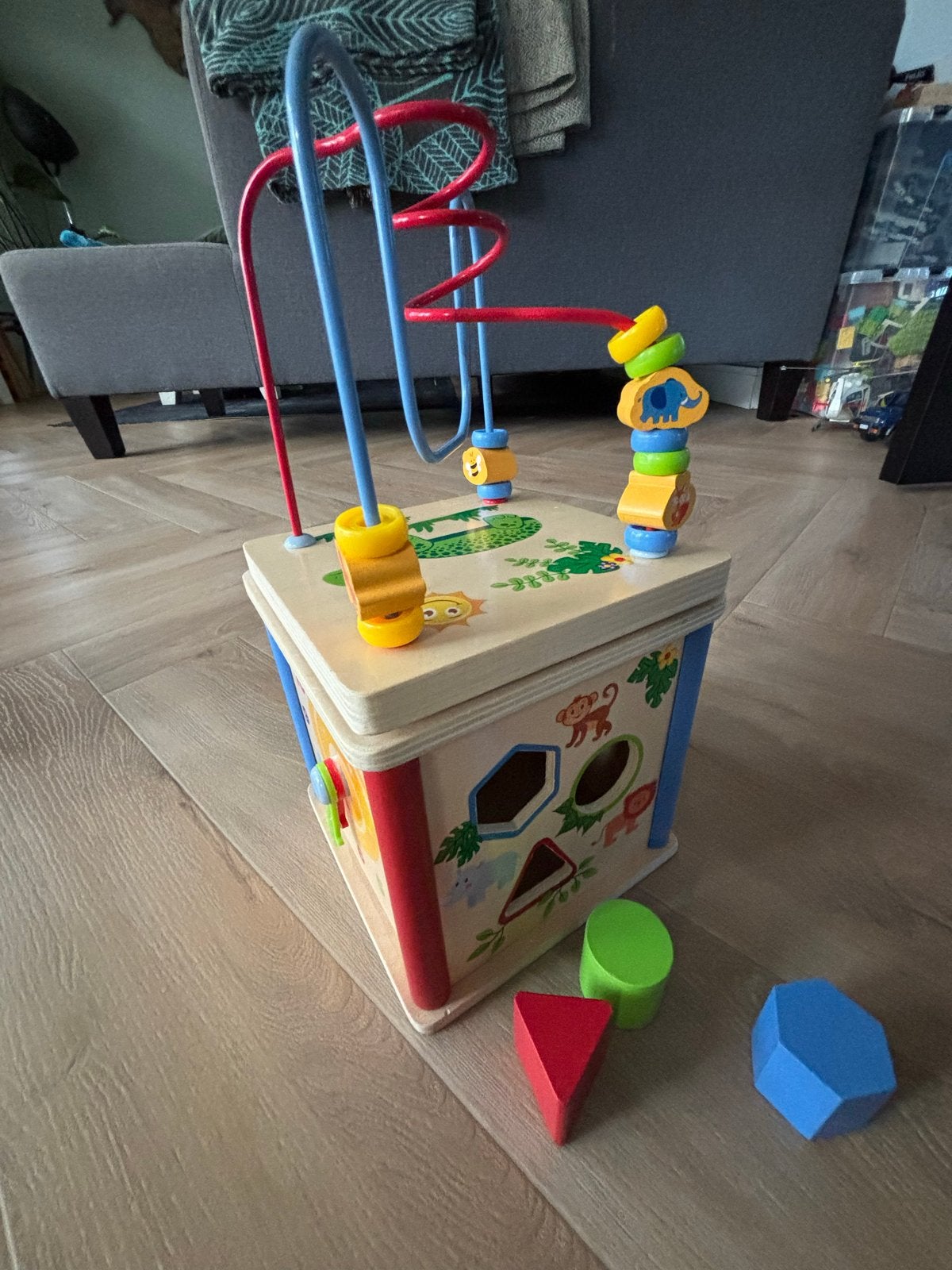 Houten activiteitenkubus Playtive, Ophalen, Zo goed als nieuw, Overige typen