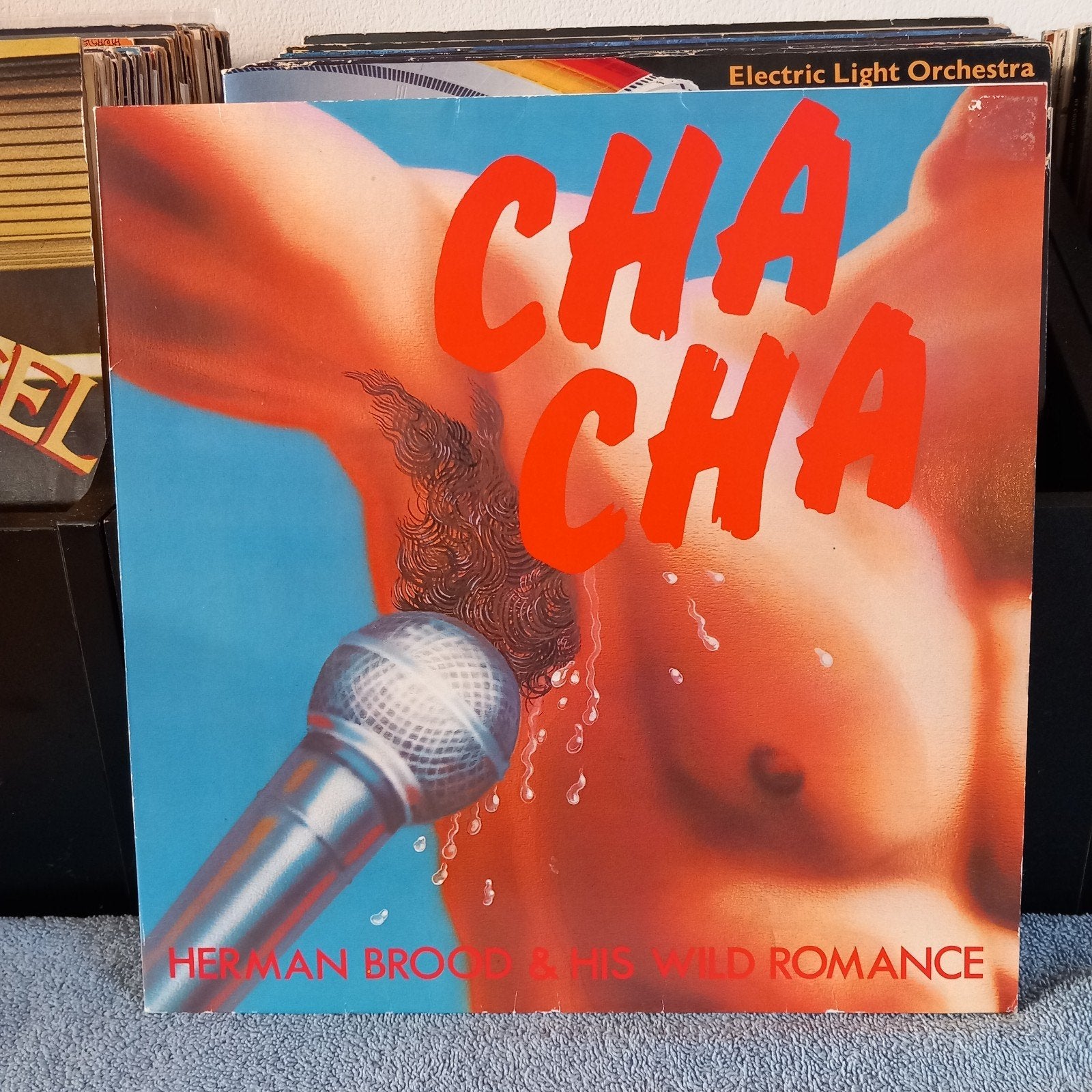 lp Herman brood cha cha 1978  ned, Ophalen of Verzenden, Zo goed als nieuw, 12 inch