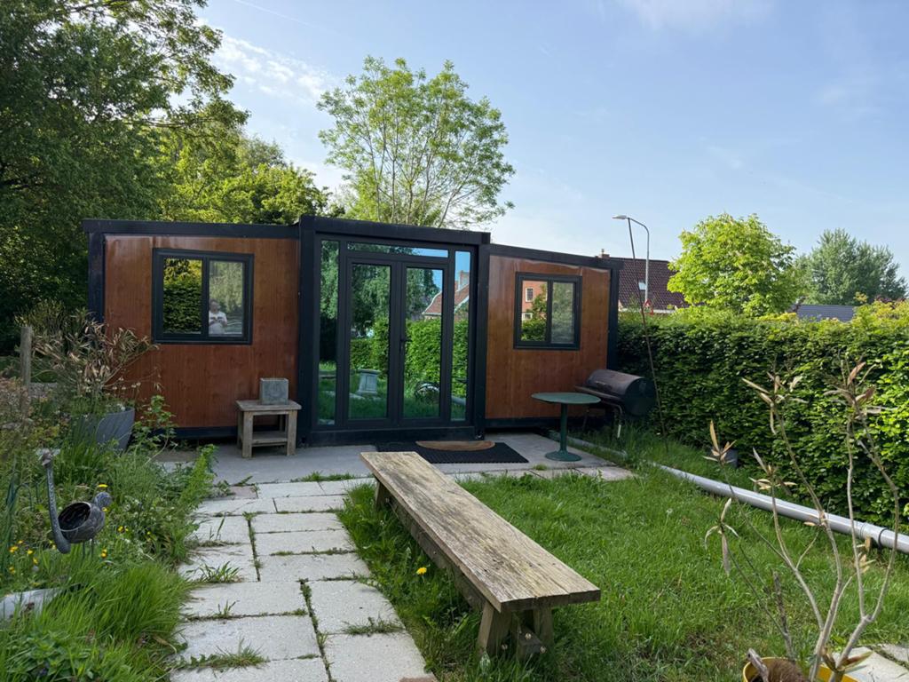 Tinyhouse 74m2 +-12x6.4meter, Ophalen, Zo goed als nieuw