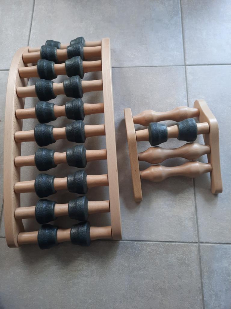 Rugstretcher en nekstretcher, Ophalen, Zo goed als nieuw, Massagetafel