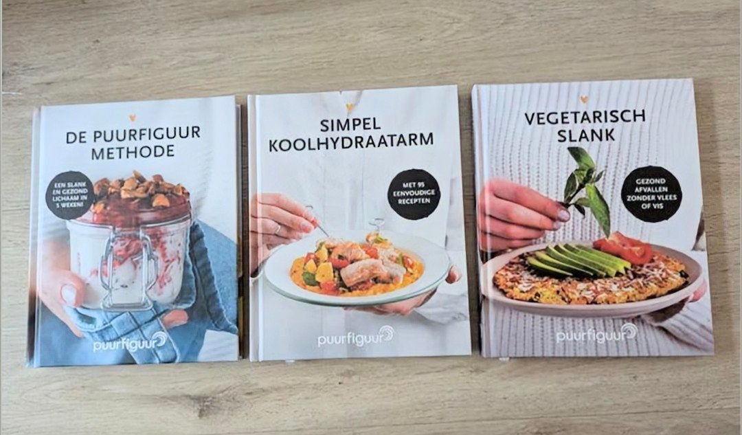 Puur Figuur dieetboeken, koken, 3 st, nieuw, Ophalen of Verzenden, Nieuw, Bern, Gezond koken