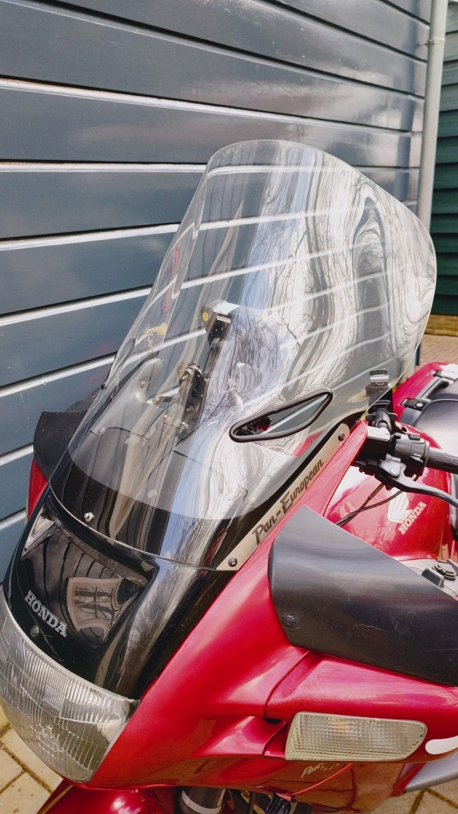 Hoog windscherm 56 cm Honda Pan European ST1100 transparant, Ophalen of Verzenden, Gereviseerd