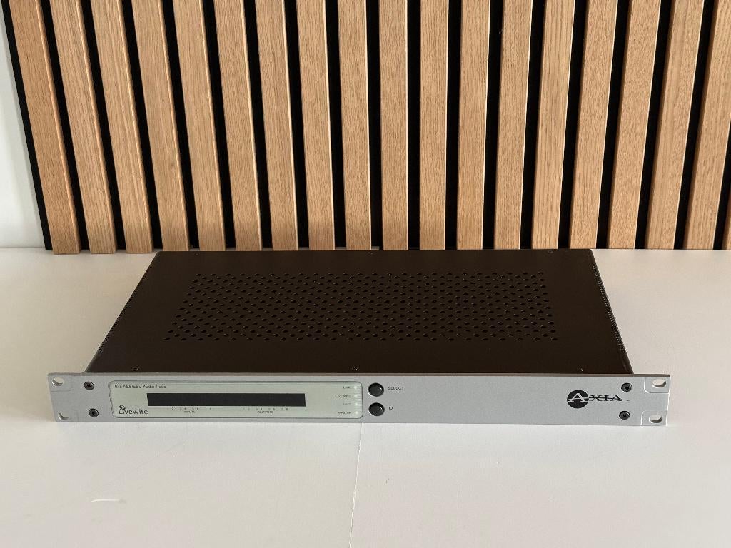 Telos Axia GPIO LIVEWIRE 8X8 AES/EBU AUDIO NODE, Ophalen of Verzenden
