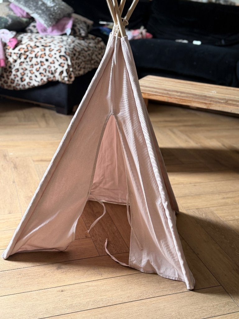 Kleine roze tipi tent, Ophalen of Verzenden, Zo goed als nieuw