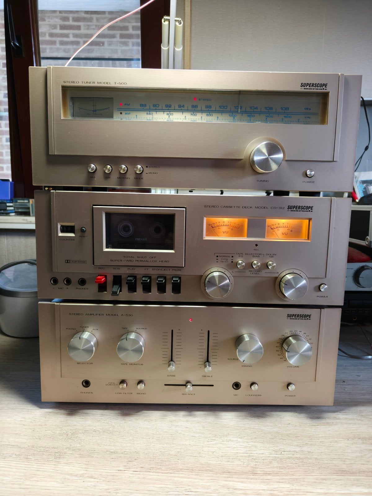 Superscope, Ophalen, Zo goed als nieuw, Cassettedeck, Overige merken