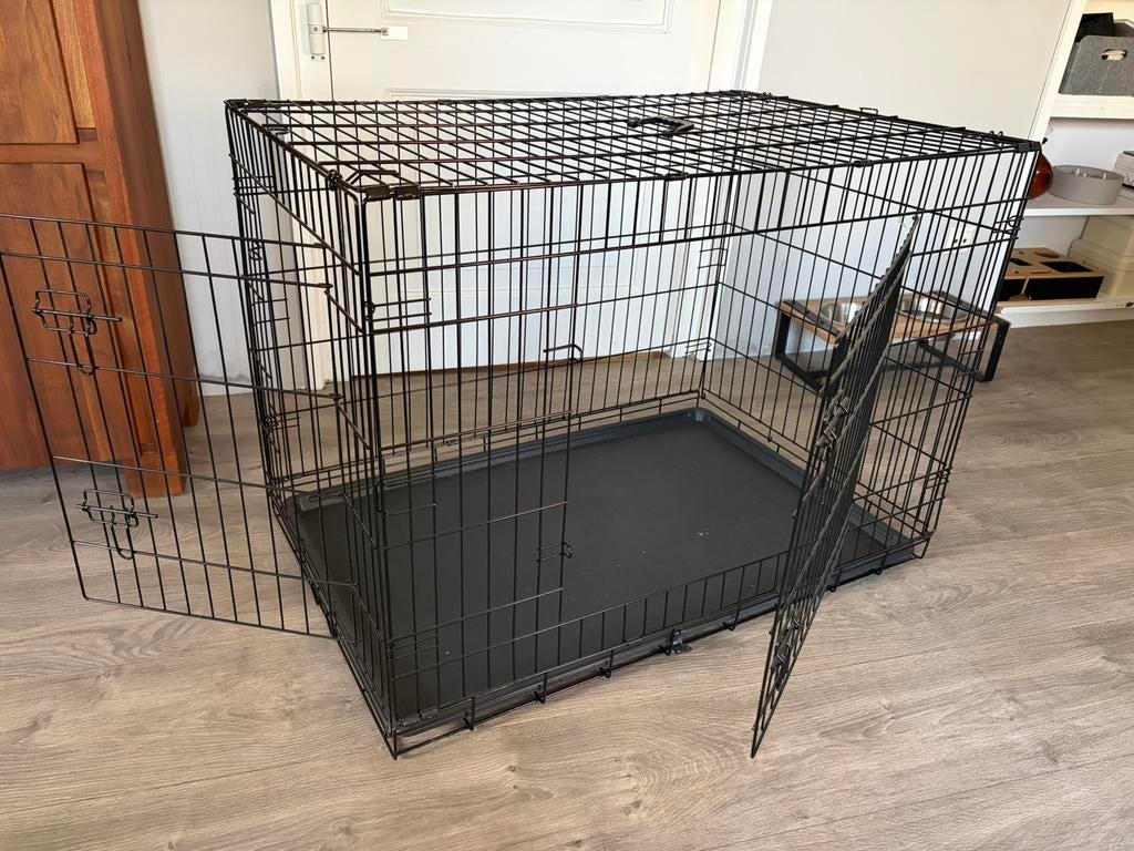 Hondenbench afm. 107x70x77 cm, Ophalen, Zo goed als nieuw