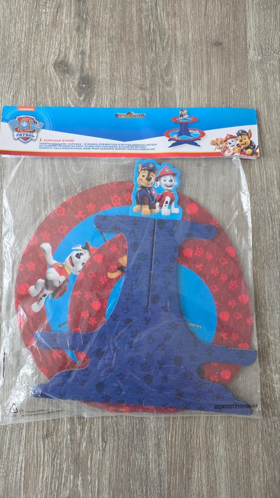 Paw Patrol Cupcakehouder - Zelf te vouwen, Ophalen, Nieuw, Feestartikel, Verjaardag