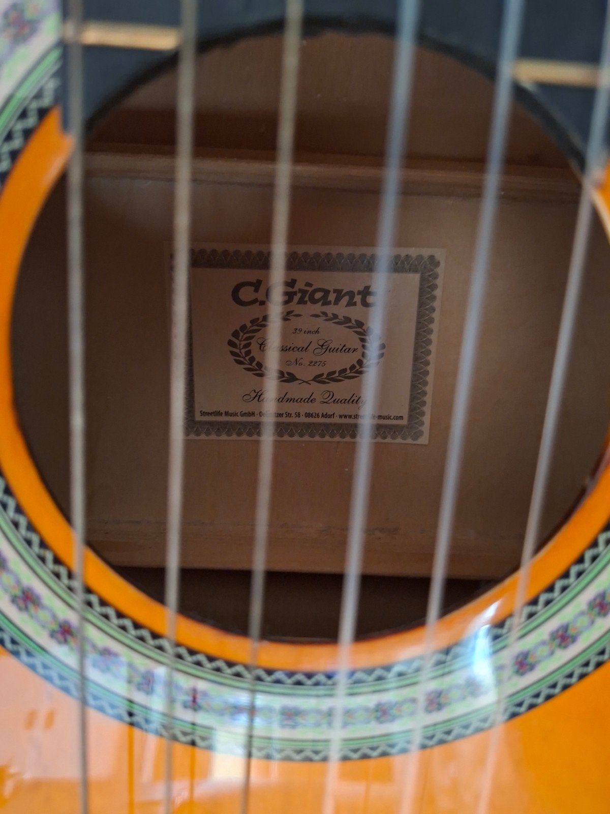 Foto 3 van C.Giant Klassieke Gitaar met Hoes - Zo goed als nieuw