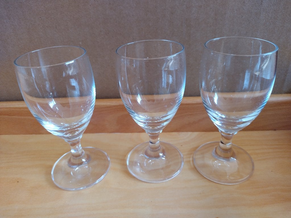 3 kristallen borrelglaasjes, Ophalen of Verzenden