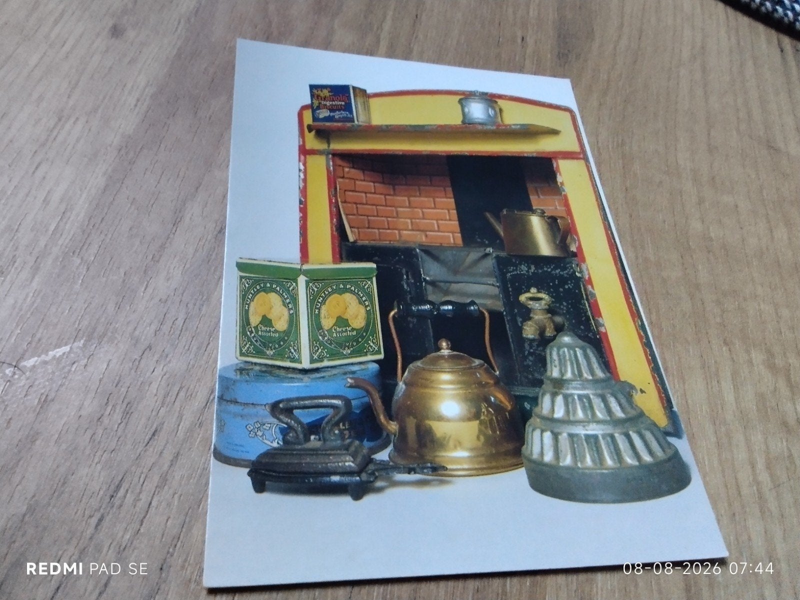 Vintage Blikken Speelgoed Keukenfornuis Briefkaart, Ophalen of Verzenden, Zo goed als nieuw