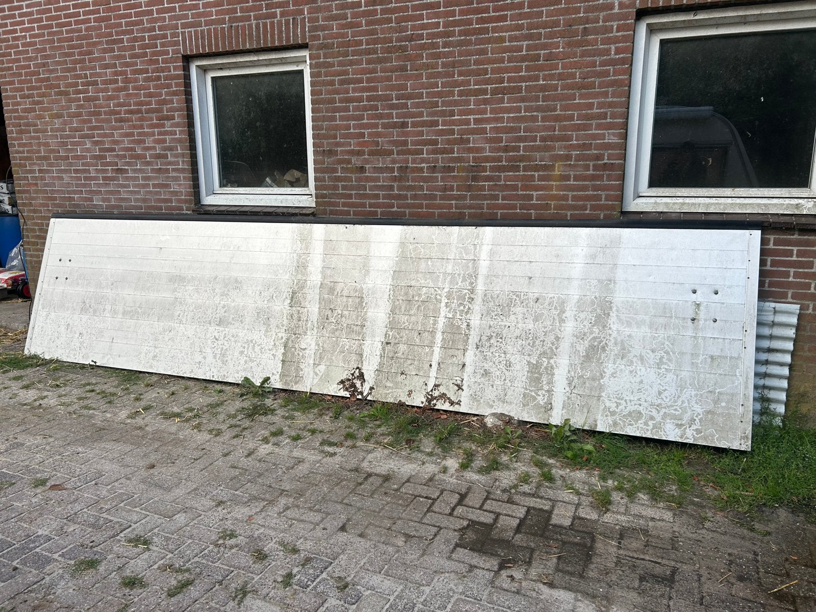 Aluminium (afdicht) plaat/schot, Ophalen, 1 tot 2 meter, Aluminium, Zo goed als nieuw