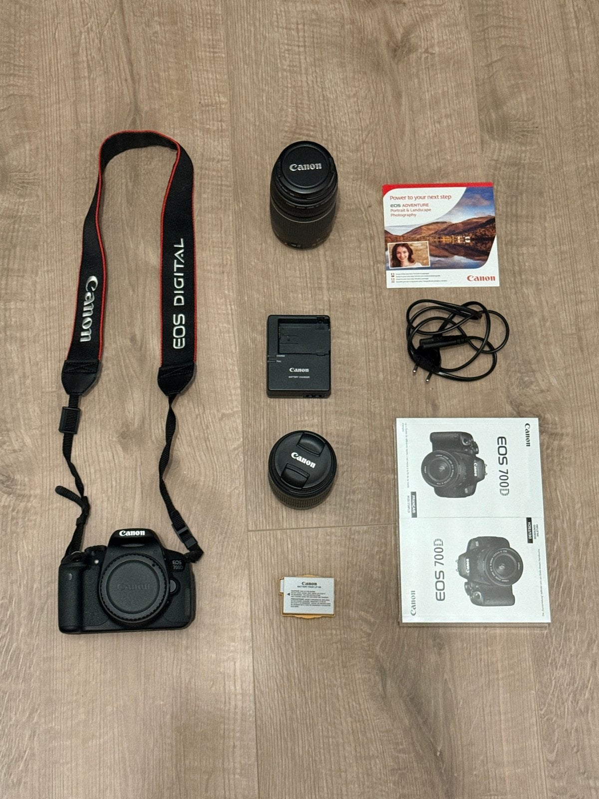 Canon EOS 700D Spiegelreflexcamera met 2 lenzen, Ophalen, Spiegelreflex, Canon, Beeldstabilisatie