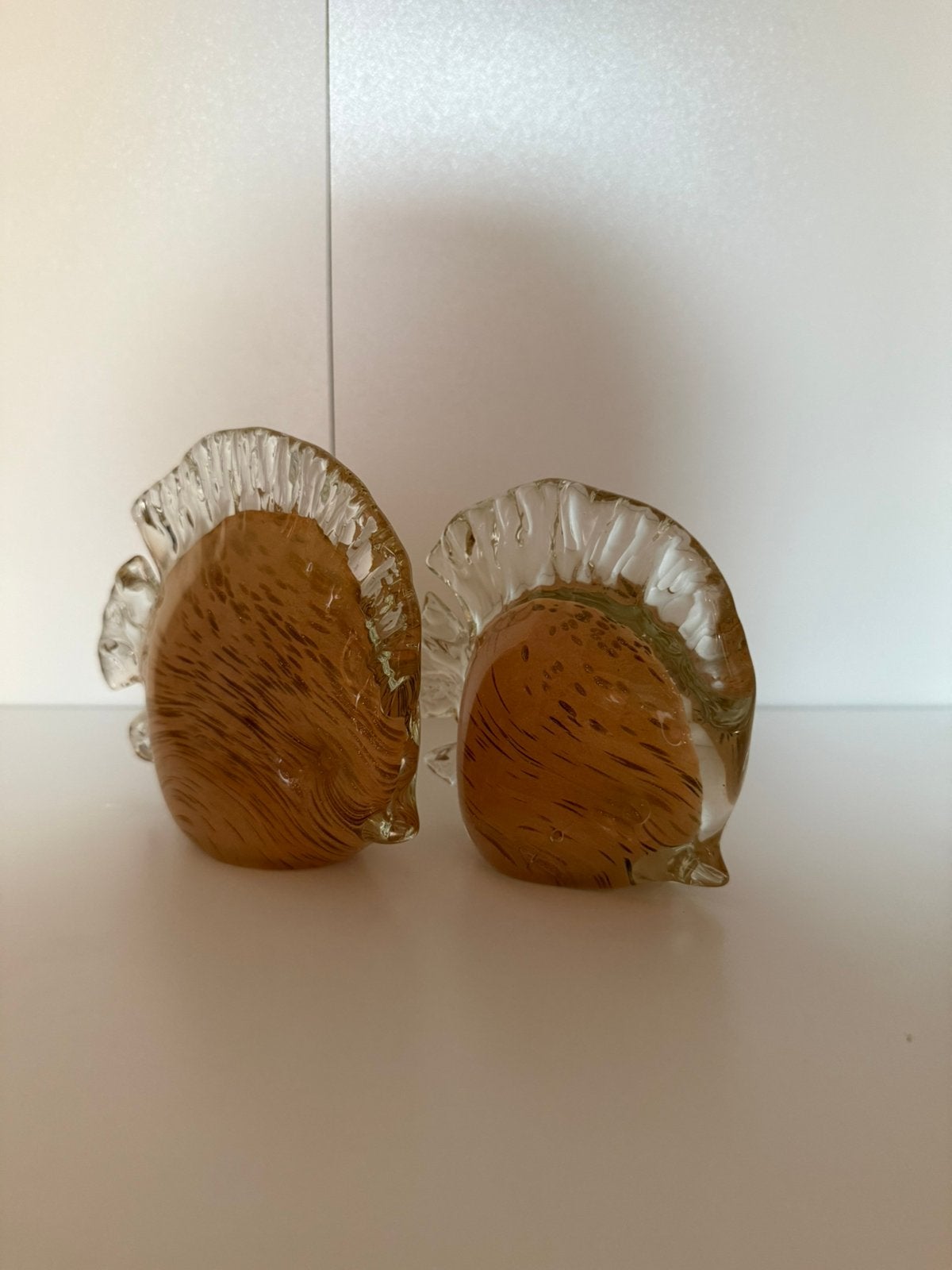 2 glazen vissen, Antiek en Kunst, Ophalen