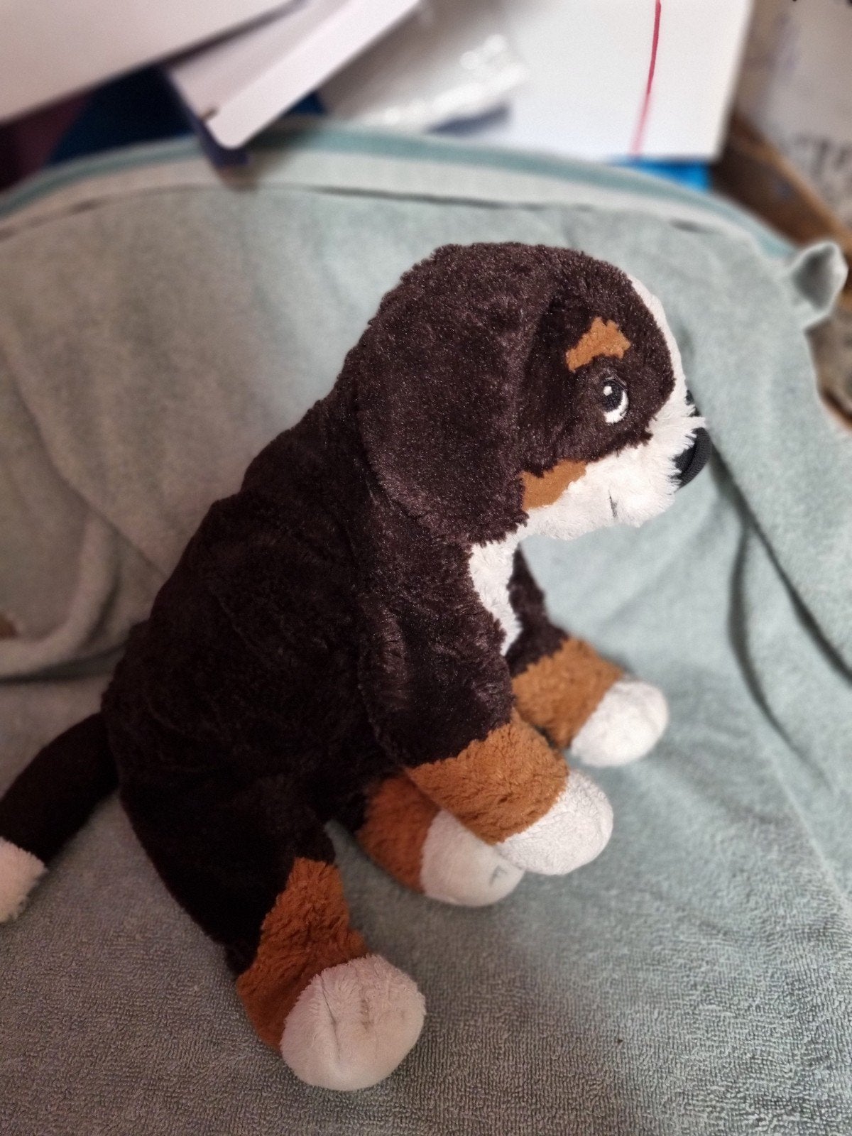 Ikea knuffel hond berner sennen nr 4, Ophalen of Verzenden, Zo goed als nieuw, Hond