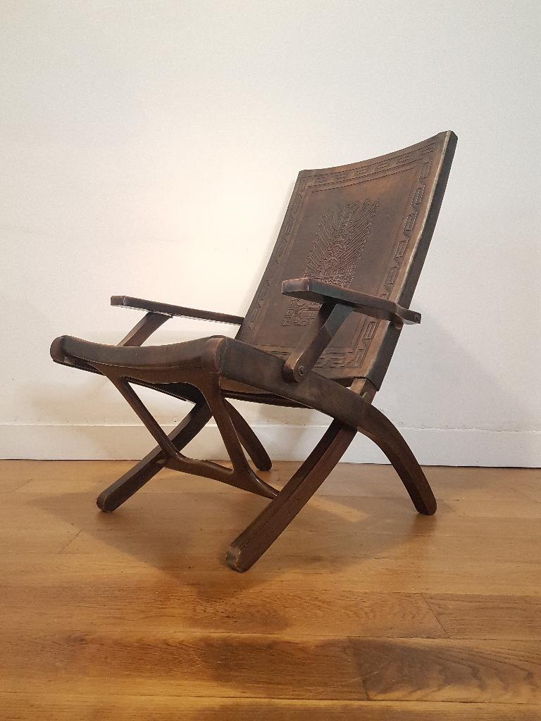Klapstoel van Angel Pazmino 1974, Ophalen, Minder dan 50 cm, Gebruikt, Brutalist, Vintage design, Mid Century Modern
