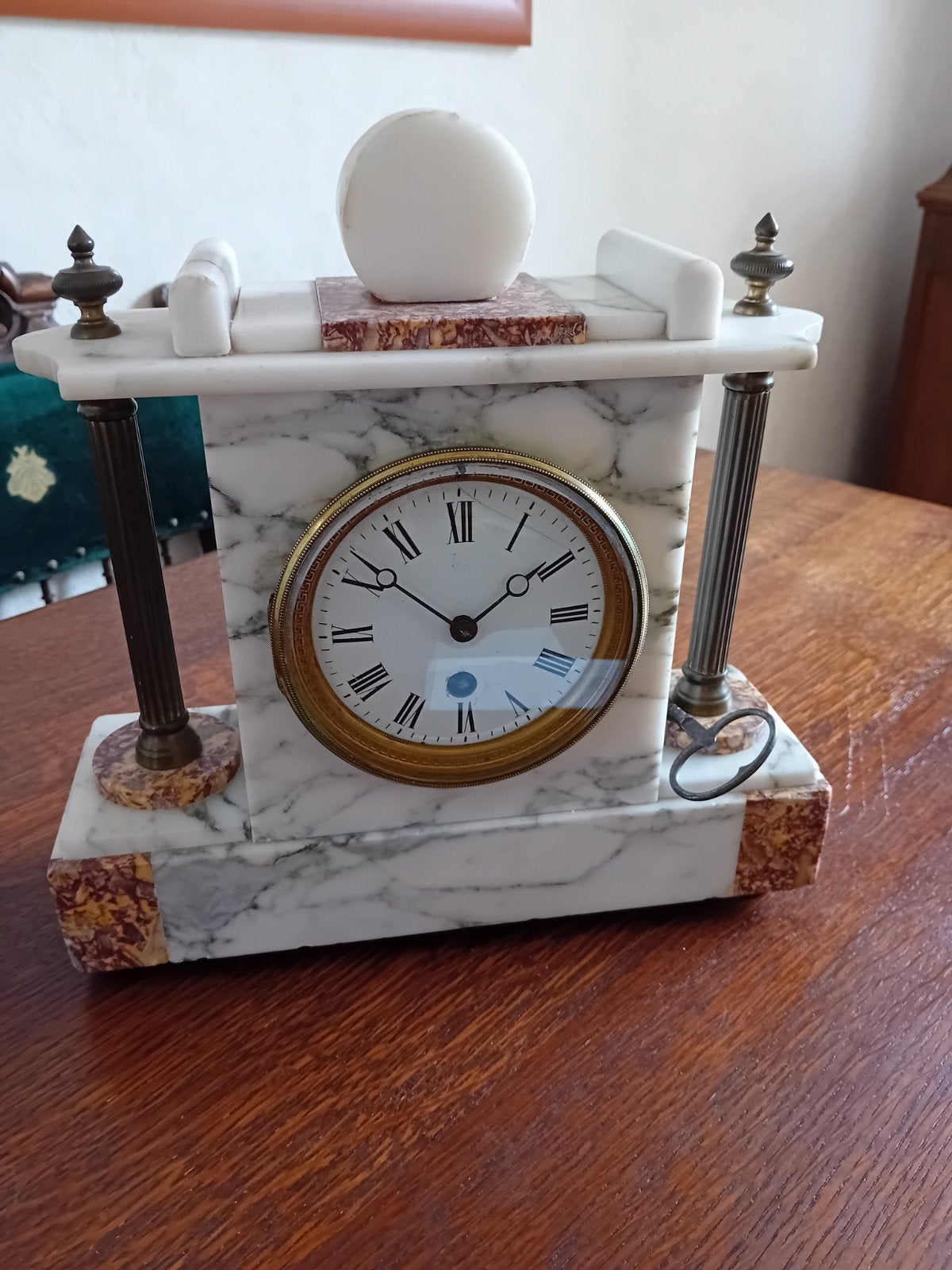 Franse pendule, Ophalen