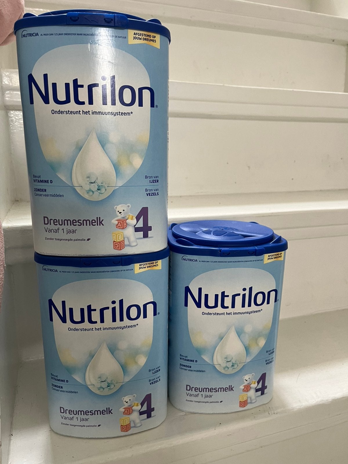 3x Nutrilon dreumesmelk 4 - vanaf 1 jaar, Ophalen, Zo goed als nieuw, Overige typen
