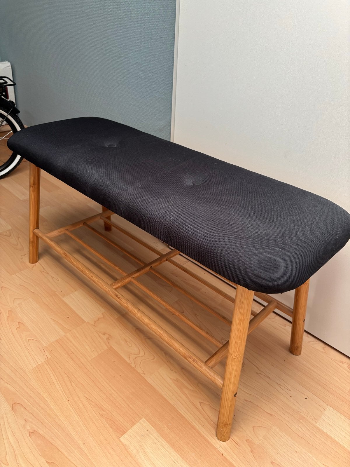 Mooie side table / bankje voor onder kapstok, 45 tot 60 cm, Ophalen of Verzenden, Zo goed als nieuw, 75 cm of meer