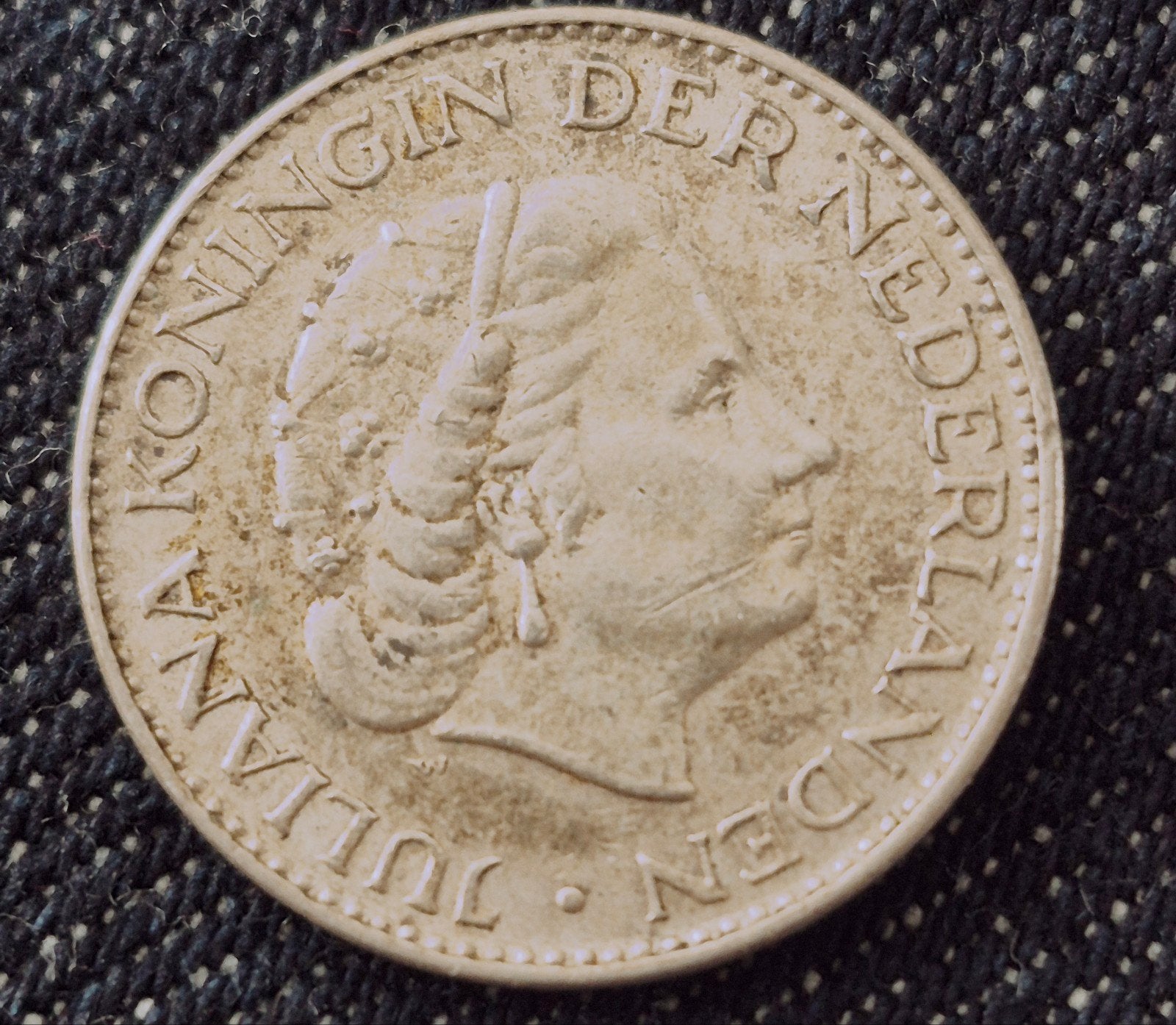 Zilveren gulden- 1964- Juliana, Ophalen of Verzenden, Koningin Juliana, 1 gulden, Zilver