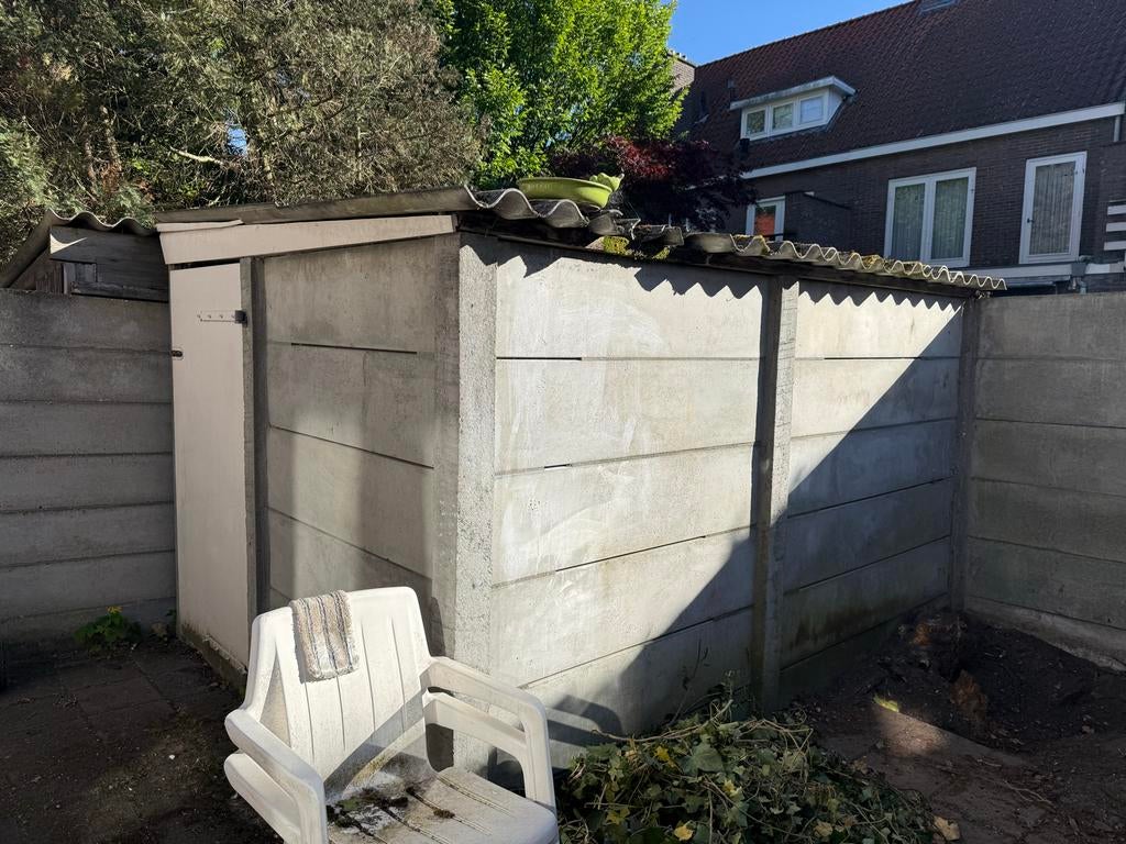 Betonnen platen - schuur - bergin - Gratis, Tuin en Terras, Tuinhuizen, Ophalen, Overige materialen, 250 tot 500 cm, Schuur