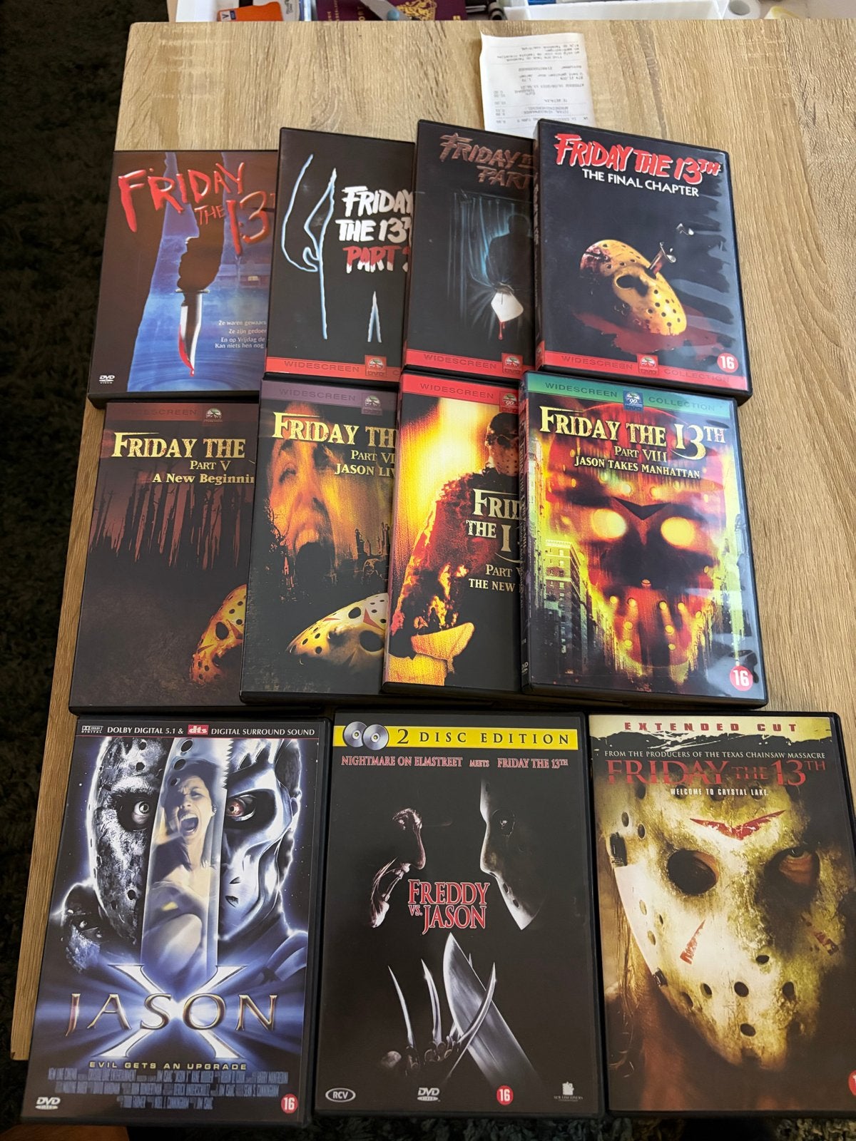 Friday the 13th - Complete collectie (excl. deel 9), Vanaf 16 jaar, Ophalen of Verzenden, Gebruikt, Slasher