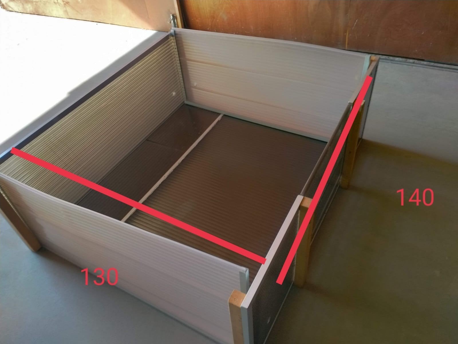 Te koop werpkisten van met matriaal voor de middelgrote hond, Ophalen of Verzenden, 110 cm of meer, Minder dan 65 cm