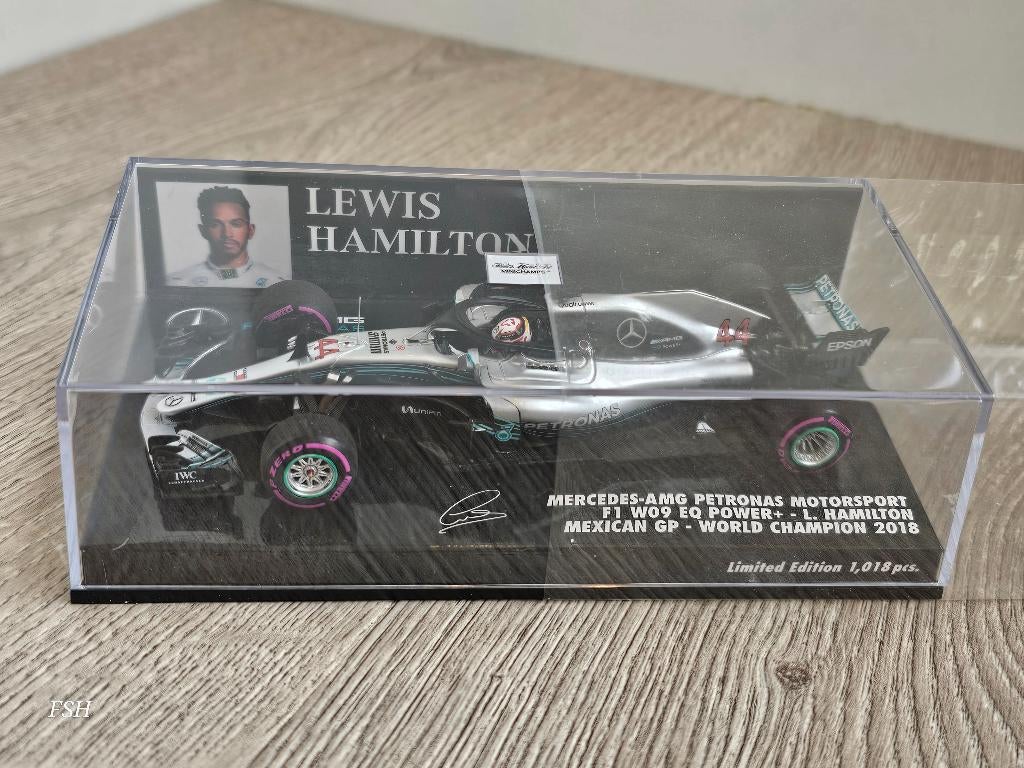 Mercedes W09, L. Hamilton, Winner Mexico / WK 2018. TOPMODEL, Ophalen of Verzenden, Nieuw, Auto, MiniChamps
