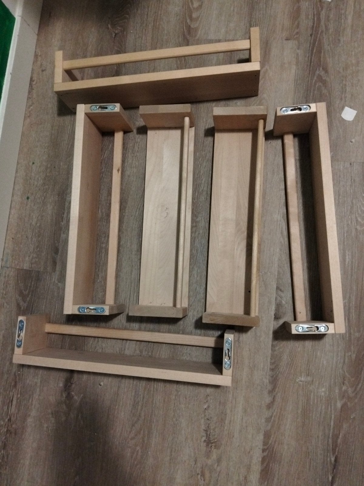6 IKEA Bekväm kruidenrekjes / wandplankjes schaapjes, Huis en Inrichting, Ophalen, Gebruikt